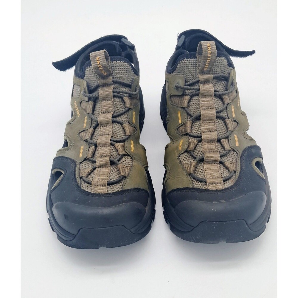 Skechers Relaxed Fit Sandals Men's 8 Fisherman Fairport Closed Toe Hook & Loop